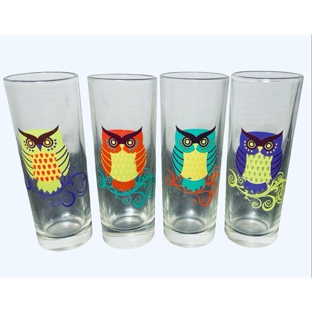 Wanderlust Owl Shot Glasses